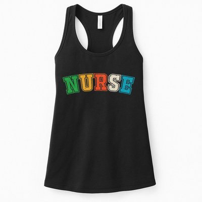 retro vintage Nurse, registred Nurse, LPN and nurse school Womens Tank Top