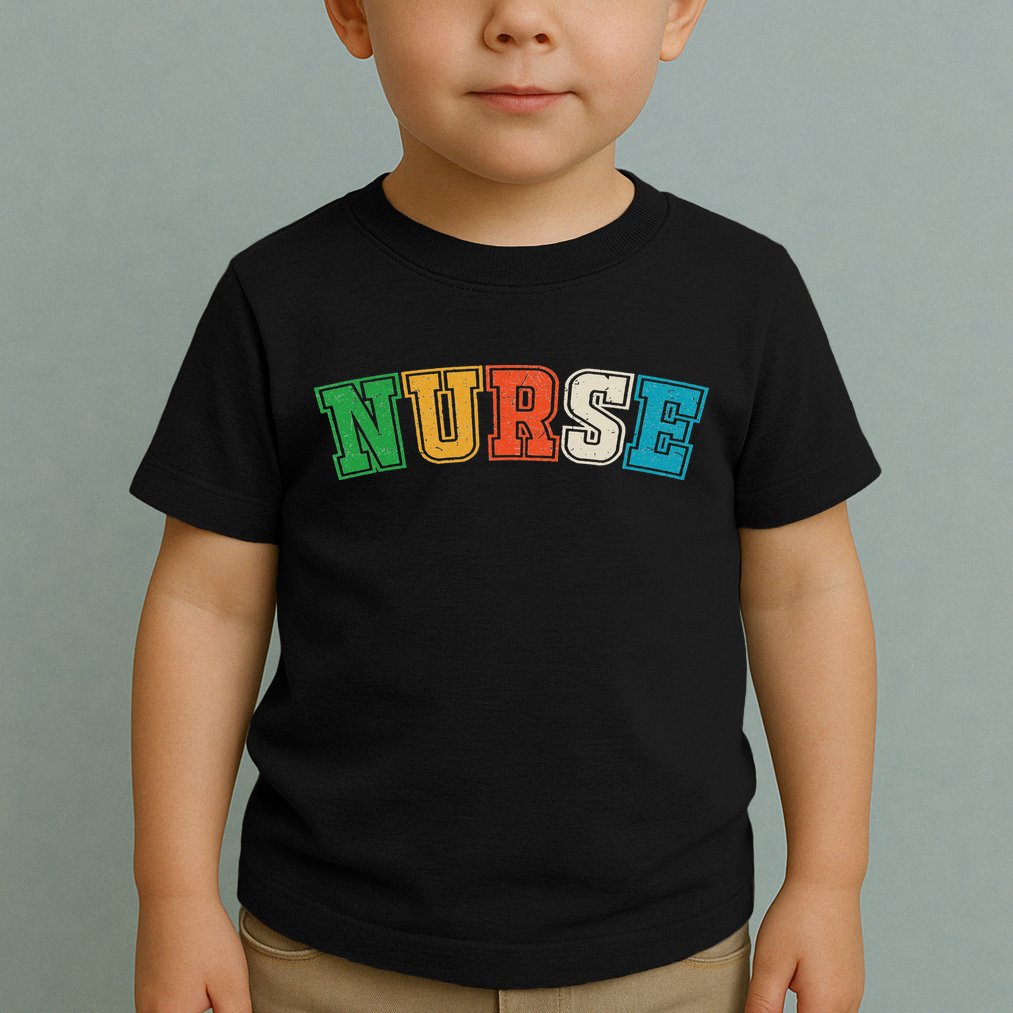 retro vintage Nurse, registred Nurse, LPN and nurse school Toddler T-Shirt