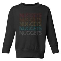 Retro Vintage Nuggets Toddler Sweatshirt