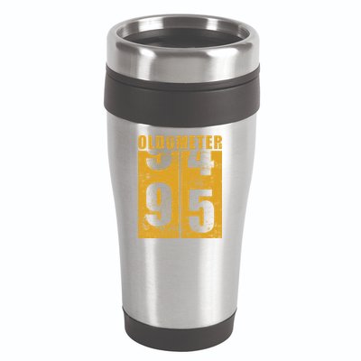 Retro Vintage Oldometer 95 Years Old 16oz Travel Tumbler