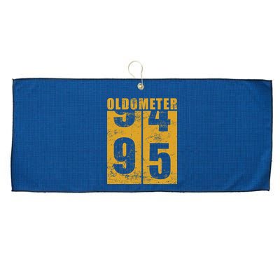 Retro Vintage Oldometer 95 Years Old Large Microfiber Waffle Golf Towel
