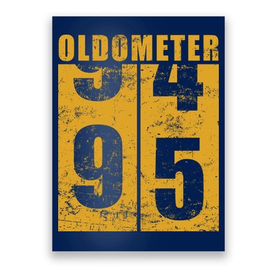 Retro Vintage Oldometer 95 Years Old Poster