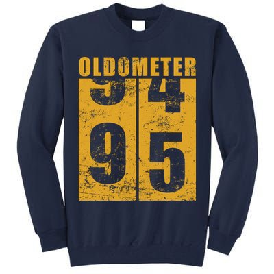 Retro Vintage Oldometer 95 Years Old Tall Sweatshirt