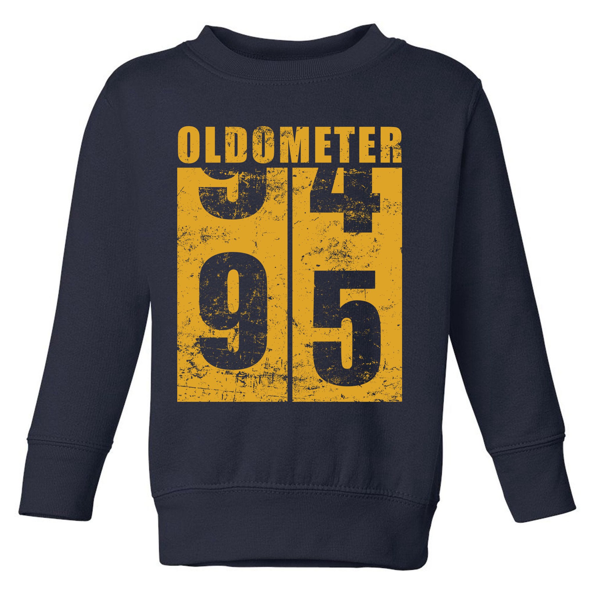 Retro Vintage Oldometer 95 Years Old Toddler Sweatshirt
