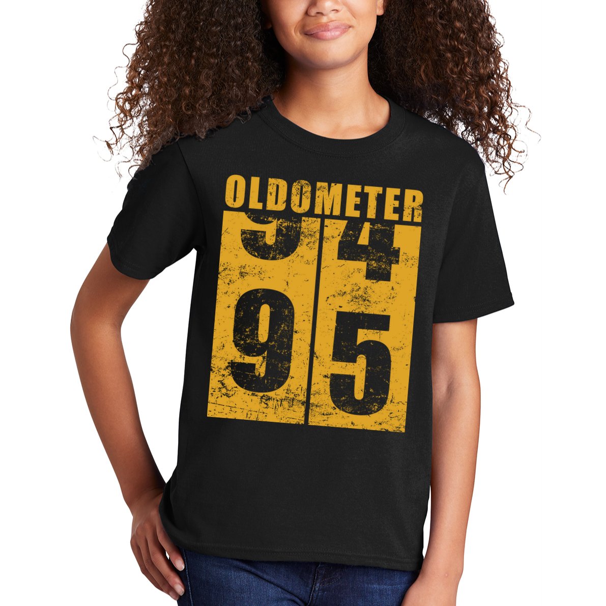 Retro Vintage Oldometer 95 Years Old Kids T-Shirt