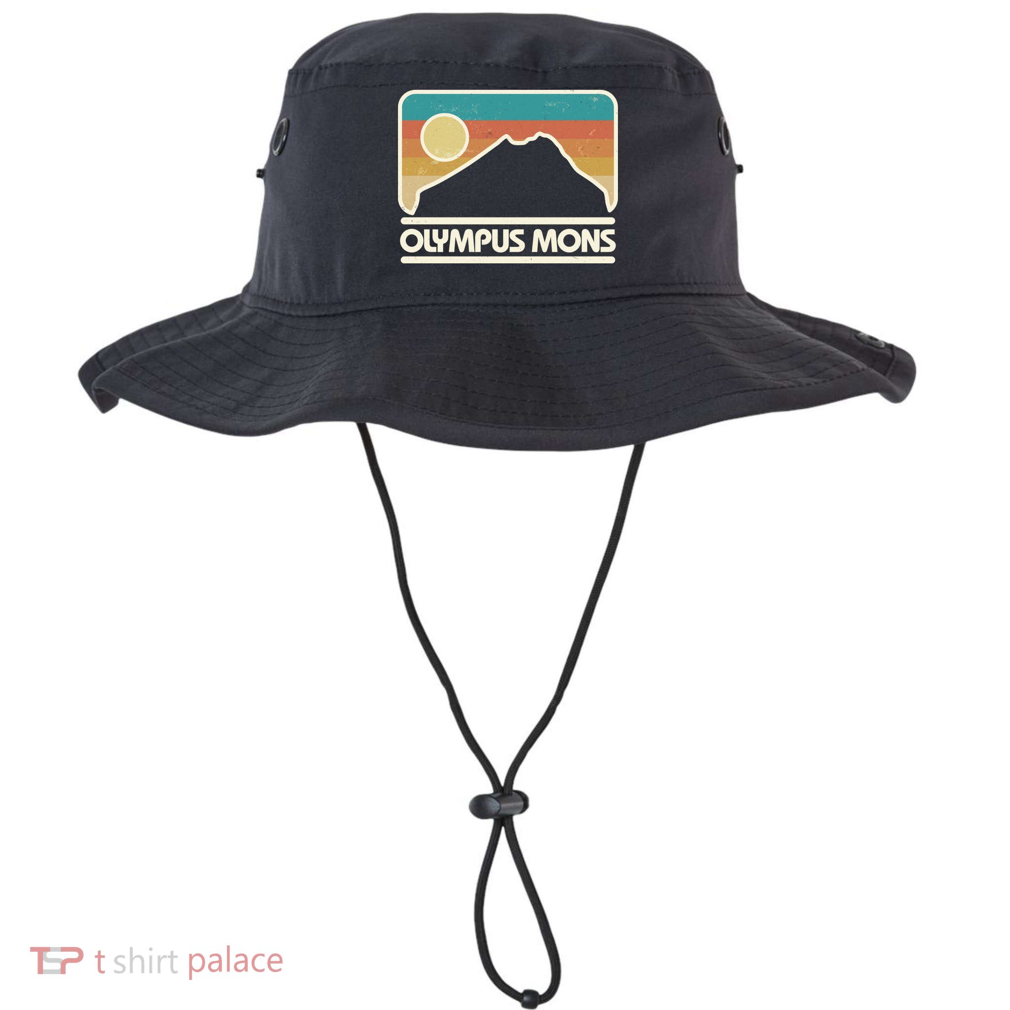 Retro Vintage Olympus Mons Mars Volcano Bucket Hat