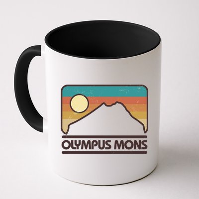 Retro Vintage Olympus Mons Mars Volcano Mug