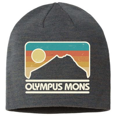 Retro Vintage Olympus Mons Mars Volcano Sustainable Beanie