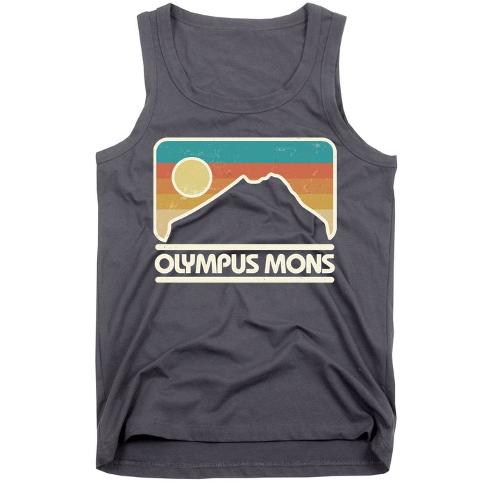 Retro Vintage Olympus Mons Mars Volcano Tank Top