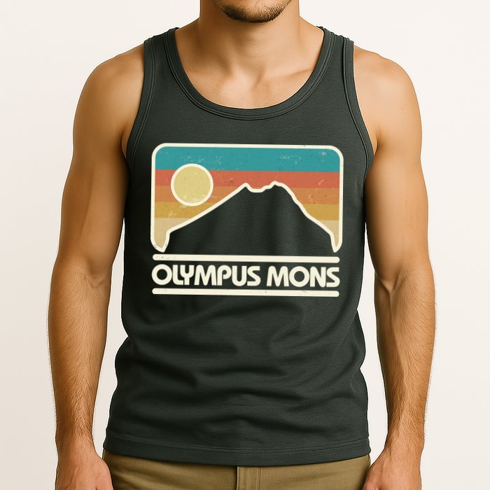 Retro Vintage Olympus Mons Mars Volcano Tank Top