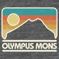 Retro Vintage Olympus Mons Mars Volcano Tank Top