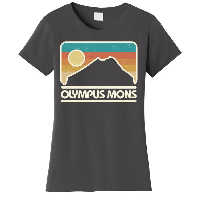 Retro Vintage Olympus Mons Mars Volcano Women's T-Shirt