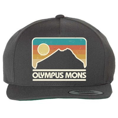 Retro Vintage Olympus Mons Mars Volcano Wool Snapback Cap