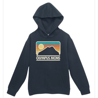 Retro Vintage Olympus Mons Mars Volcano Urban Pullover Hoodie