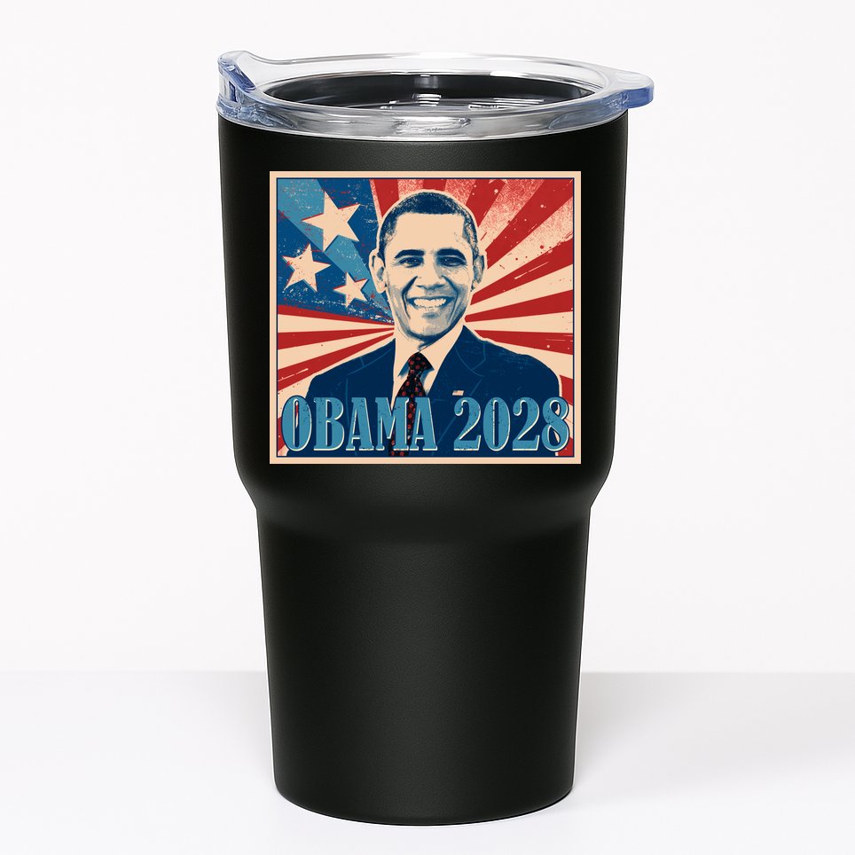 Retro Vintage Obama 2028 Tumbler
