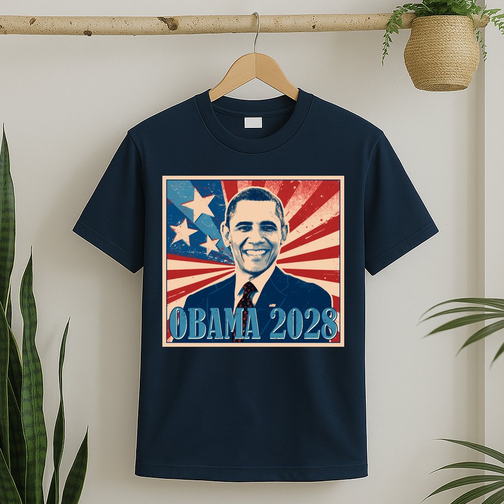 Retro Vintage Obama 2028 T-Shirt