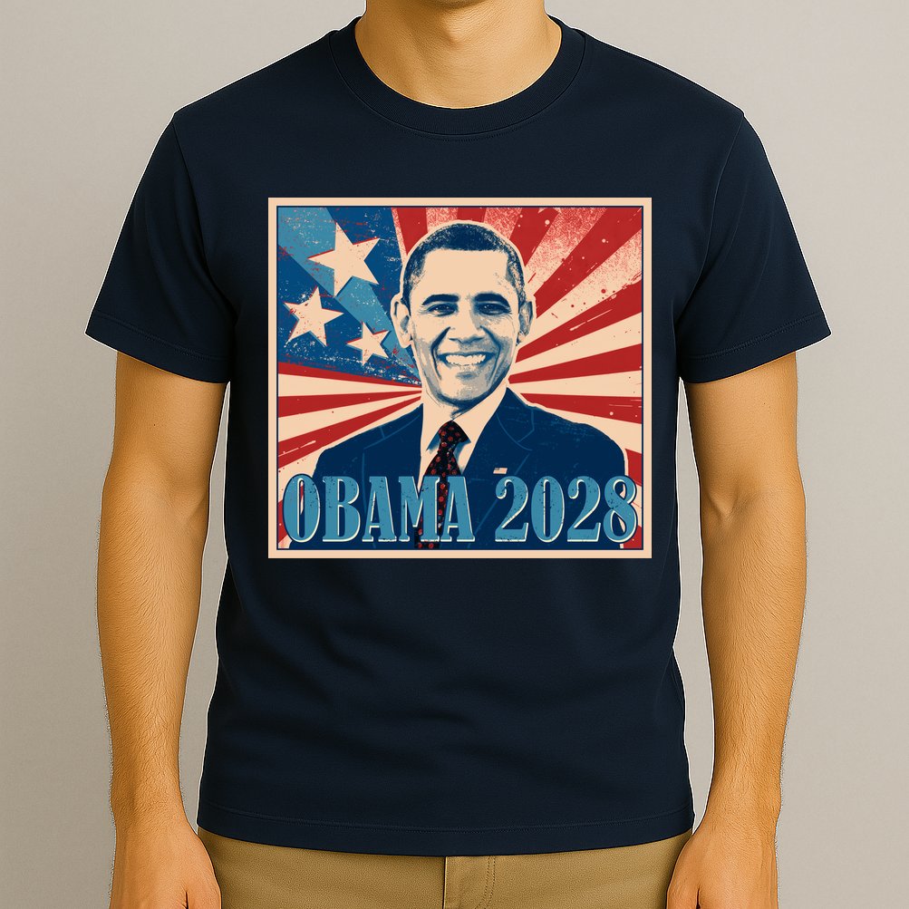 Retro Vintage Obama 2028 T-Shirt