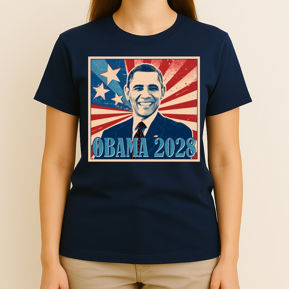 Retro Vintage Obama 2028 T-Shirt
