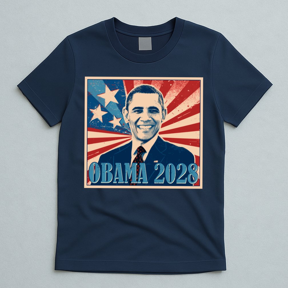 Retro Vintage Obama 2028 T-Shirt