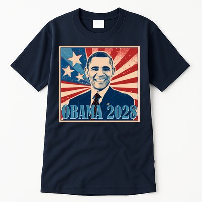 Retro Vintage Obama 2028 Tall T-Shirt