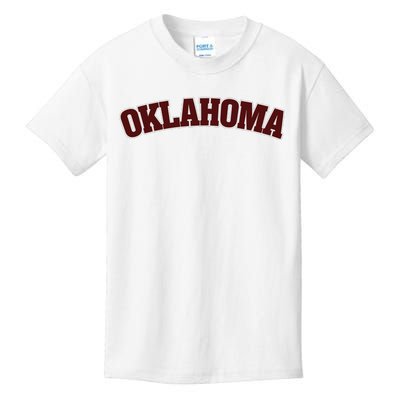 Retro Vintage Oklahoma Souvenir Gift Of Oklahoma Kids T-Shirt