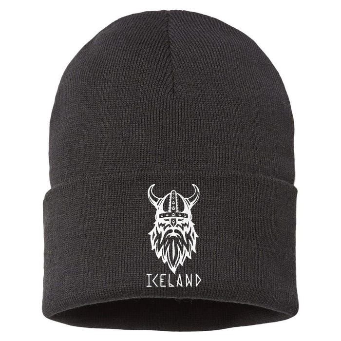 Runic Viking Of Iceland Sustainable Knit Beanie