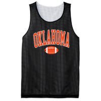 Retro Vintage Oklahoma Football Distressed Gifts Mesh Reversible Basketball Jersey Tank