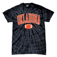 Retro Vintage Oklahoma Football Distressed Gifts Tie-Dye T-Shirt