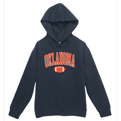 Retro Vintage Oklahoma Football Distressed Gifts Urban Pullover Hoodie