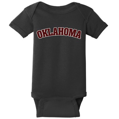 Retro Vintage Oklahoma Souvenir Gift Of Oklahoma Baby Bodysuit