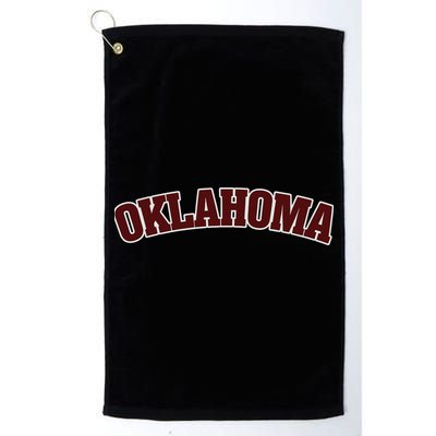 Retro Vintage Oklahoma Souvenir Gift Of Oklahoma Golf Towel