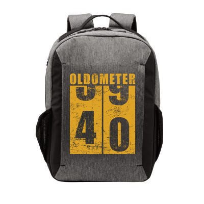 Retro Vintage Oldometer 40 Years Old Vector Backpack