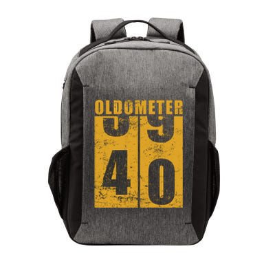 Retro Vintage Oldometer 40 Years Old Vector Backpack