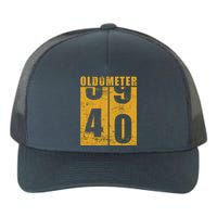 Retro Vintage Oldometer 40 Years Old Yupoong Adult 5-Panel Trucker Hat