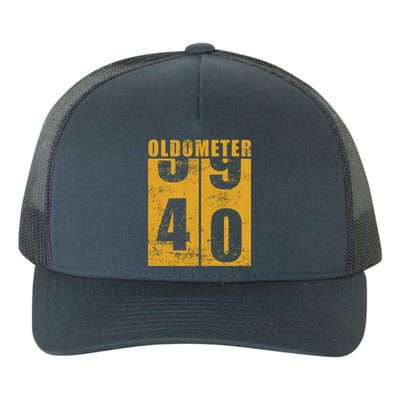 Retro Vintage Oldometer 40 Years Old Yupoong Adult 5-Panel Trucker Hat