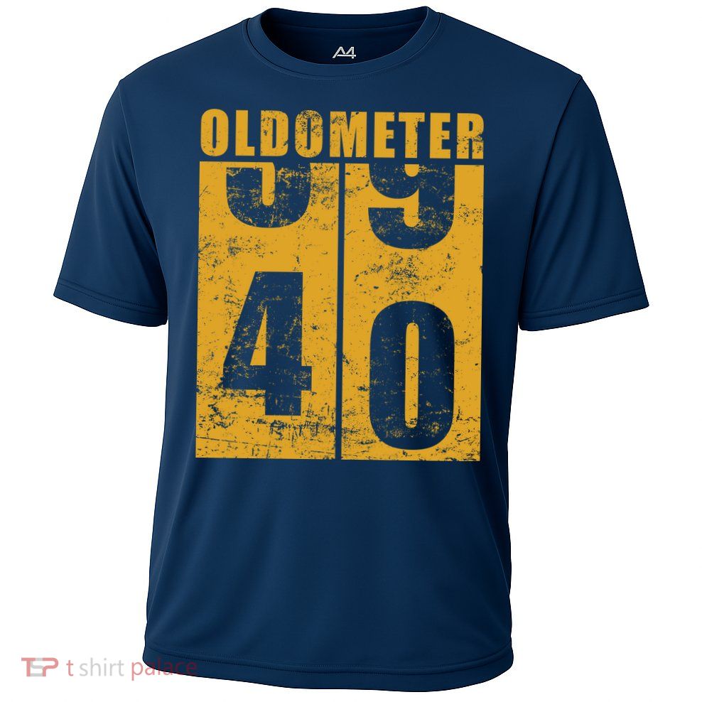 Retro Vintage Oldometer 40 Years Old Performance Shirt