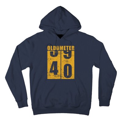 Retro Vintage Oldometer 40 Years Old Hoodie