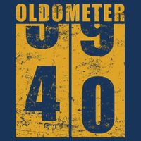Retro Vintage Oldometer 40 Years Old Tall T-Shirt
