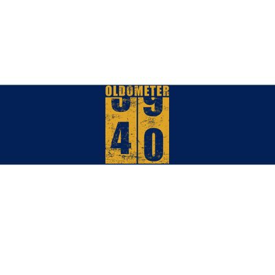 Retro Vintage Oldometer 40 Years Old Bumper Sticker