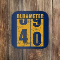 Retro Vintage Oldometer 40 Years Old Coaster