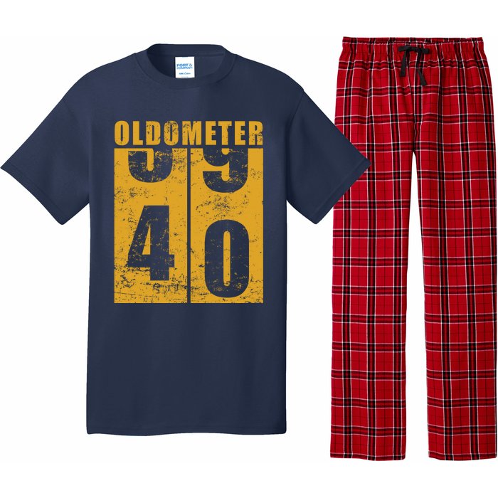 Retro Vintage Oldometer 40 Years Old Pajama Set