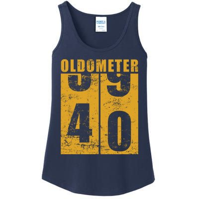 Retro Vintage Oldometer 40 Years Old Ladies Essential Tank