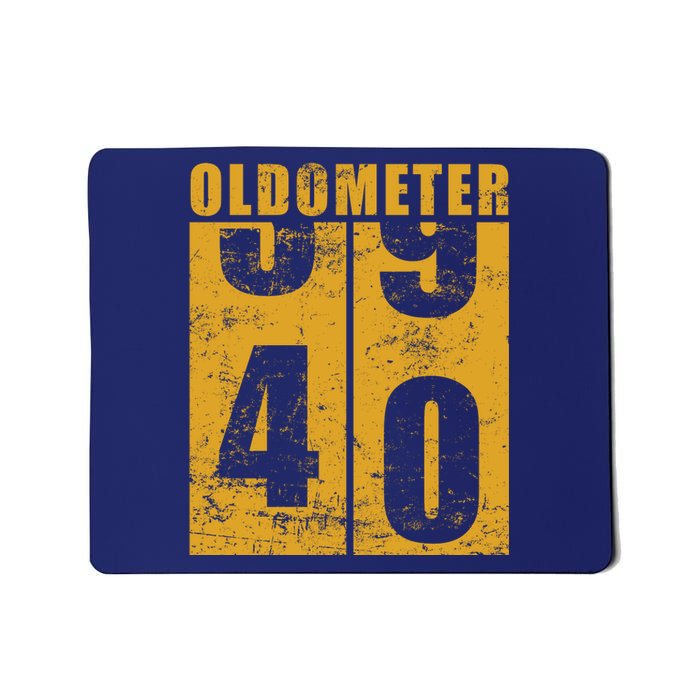 Retro Vintage Oldometer 40 Years Old Mousepad