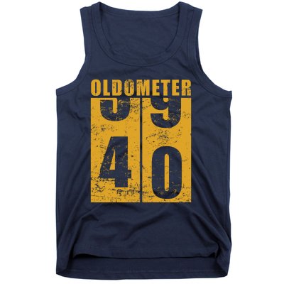 Retro Vintage Oldometer 40 Years Old Tank Top