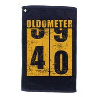 Retro Vintage Oldometer 40 Years Old Golf Towel