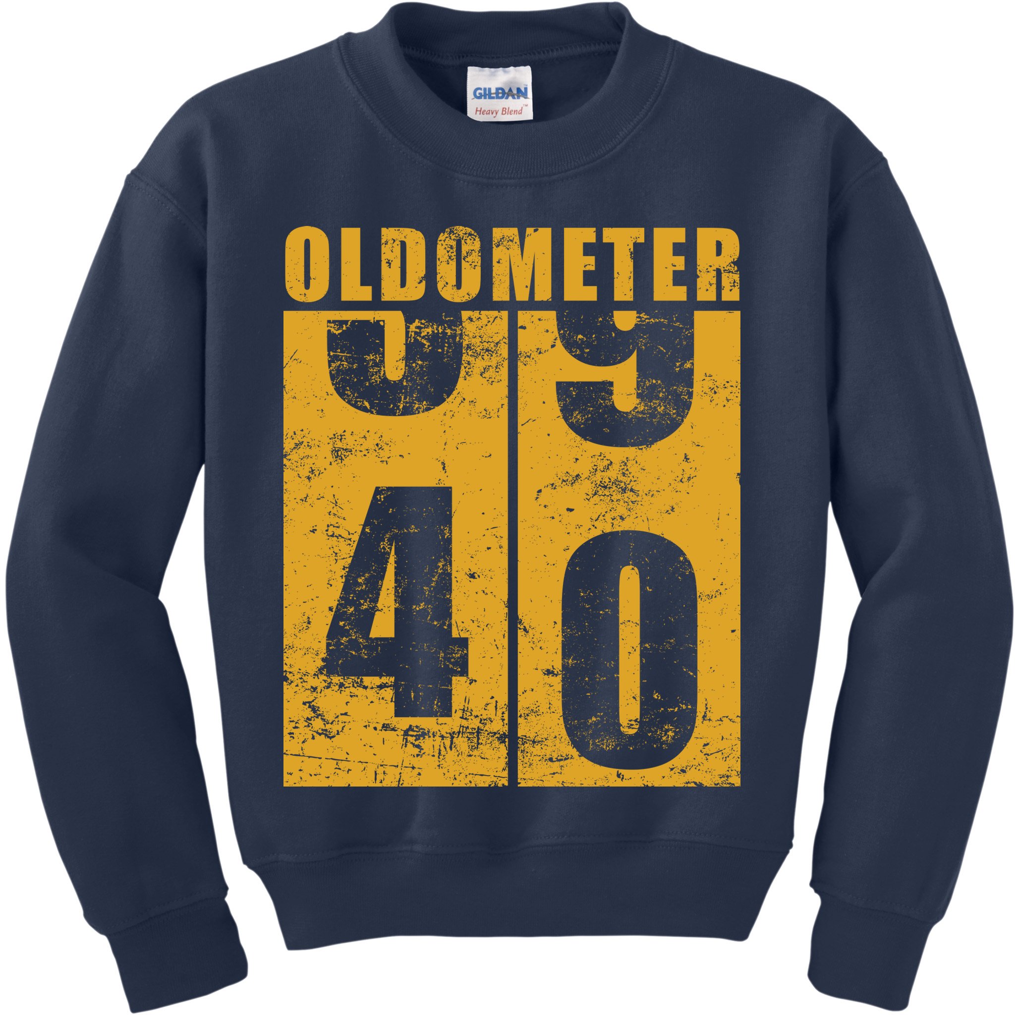 Retro Vintage Oldometer 40 Years Old Kids Sweatshirt