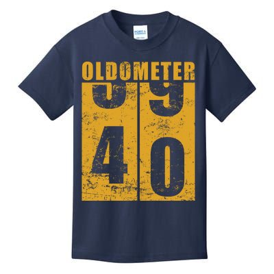 Retro Vintage Oldometer 40 Years Old Kids T-Shirt