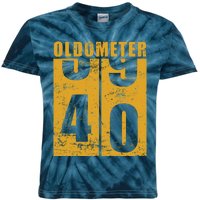 Retro Vintage Oldometer 40 Years Old Kids Tie-Dye T-Shirt