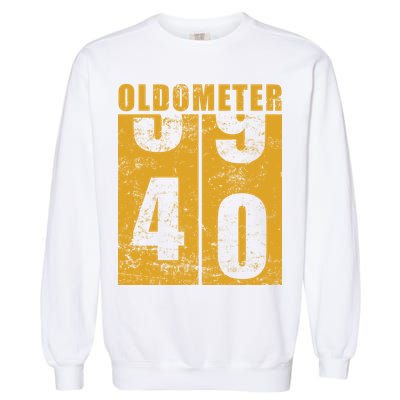 Retro Vintage Oldometer 40 Years Old Garment-Dyed Sweatshirt