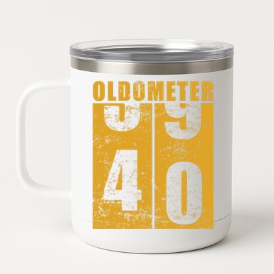 Retro Vintage Oldometer 40 Years Old 12 oz Stainless Steel Tumbler Cup